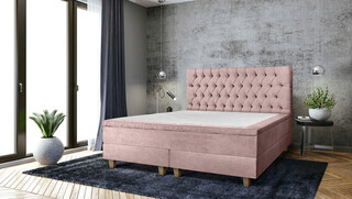 180x200 cm, Roz pudra