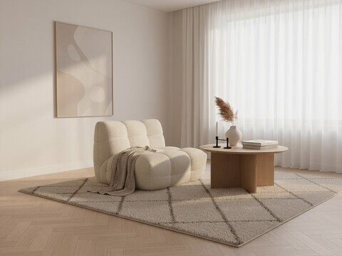 Bellezza Fotel, 120x104x72 cm, elefántcsontszín