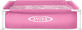 Mini Frame Fémkeretes medence gyerekeknek, Intex, 342 liter, 122x122x30 cm, rózsaszín