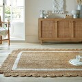 Covor Grace Natural/White, Flair Rugs, 120x170 cm, iuta, natural/alb