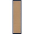Covor Kira Jute Navy, Flair Rugs, 60x230 cm, iuta/poliester, bleumarin