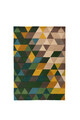 Covor Prism Green/Multi, Flair Rugs, 200x290 cm, lana, verde/multicolor