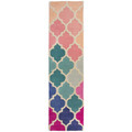 Covor Rosella Pink/Blue, Flair Rugs, 60x230 cm, lana, multicolor