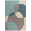Covor Glow Blue, Flair Rugs, 160x230 cm, lana, albastru