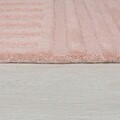 Covor Zen Garden Blush, Flair Rugs, 120x170 cm, lana, roz pudra