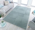 Covor Zen Garden Duck Egg, Flair Rugs, 120x170 cm, lana, verde