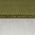 Covor Textured Border Green, Flair Rugs, 160x230 cm, lana, verde
