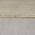 Covor Textured Border, Flair Rugs, 60x230 cm, lana, natural