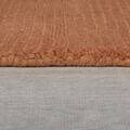 Covor Textured Border Orange, Flair Rugs, 160x230 cm, lana, portocaliu