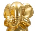 Set 3 decoratiuni Elephant, Mauro Ferretti, 15.5x20.5 cm, polirasina, auriu