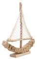 Decoratiune Boat Nature, Mauro Ferretti, 45x7x45 cm, lemn de tanoak, natural