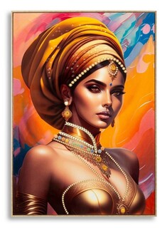 72x102 cm, Multicolor, Samira -A