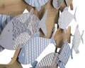 Decoratiune de perete Fish Sea, Mauro Ferretti, 91x33.5 cm, fier/MDF, multicolor