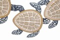 Decoratiune de perete Tartarughe, Mauro Ferretti, 111.5x43 cm, fier/MDF, multicolor