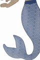 Decoratiune de perete Sirena, Mauro Ferretti, 30.5x60 cm, fier/MDF, multicolor