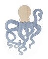 Decoratiune de perete Octopus, Mauro Ferretti, 41x57 cm, fier/MDF, multicolor