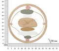 Ceas de perete Colorful, Mauro Ferretti, 57 cm, fier/MDF, multicolor