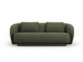 Canapea 2 locuri, Camden, Cosmopolitan Design, 169x102x72 cm, tesatura chenille, verde