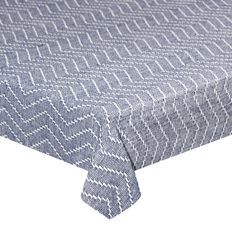 Fata de masa Ellenic, Andrea Fontebasso, 140x180 cm, bumbac, albastru