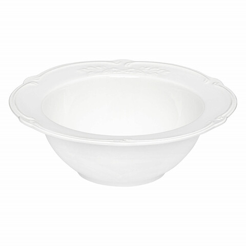 Bol pentru salata Pola, Ambition, 380 ml, 18 cm, portelan, alb