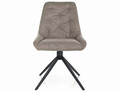 Scaun rotativ Asti Brego, Signal, 52x45x88 cm, textil/otel, bej/negru
