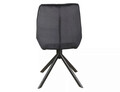 Scaun rotativ Boogie I Velvet, Signal, 53x45x89 cm, catifea/otel, negru