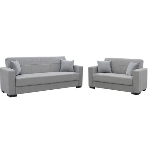 Set 2 canapele extensibile Vox, Pakoworld, 121x77x80 cm, textil