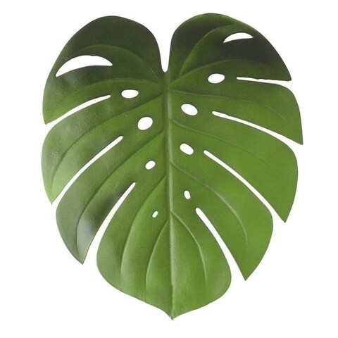 Set 6 suporturi farfurii Leaf, InArt, 46x38 cm, verde