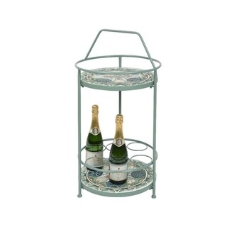 Multicolor, Etajera cu suport pentru vin
