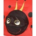 Cort de gradina pentru copii Ladybug, Decoris, 120x120x80 cm, poliester, rosu