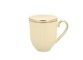 Csésze infúzióval Nina, Duo, 400 ml, porcelán, fehér / arany