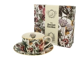 Multicolor, Ceasca cu farfurie Spring Flower