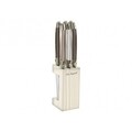 Set 6 cutite pentru friptura cu suport, Lou Laguiole, inox/lemn