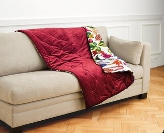 120x220 cm, Multicolor, Bordo