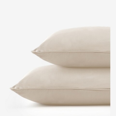 Set 2 fete de perna, Christian Lacroix, 50x70 cm, 100% bumbac satinat, bej