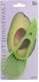 Aparat pentru taiat si curatat avocado, plastic, verde
