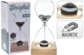Clepsidra cu nisip magnetic, 6x14 cm, sticla