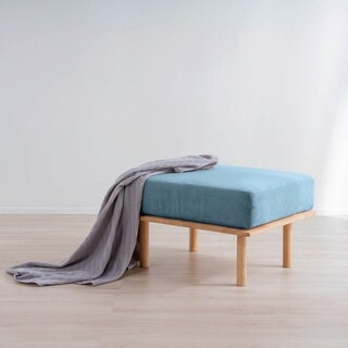 74x60x43.5 cm, Albastru, Taburet modular