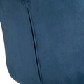 Scaun Colin, Homla, 53x51x83 cm, metal/MDF/velur, albastru