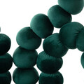 Scaun Bubble Beam, Homla, 56.5x52x87 cm, metal/catifea din poliester, verde/negru