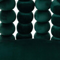 Scaun Bubble Beam, Homla, 56.5x52x87 cm, metal/catifea din poliester, verde/negru