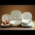 Serviciu de masa 19 piese, Parma, Bormioli, opal, alb