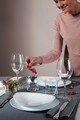 Serviciu de masa 18 piese, Prometeo, Bormioli, opal, alb