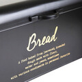 Cutie pentru paine Escille, Homla, 33x19x15 cm, inox, negru