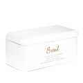 Cutie pentru paine Escille, Homla, 33x19x15 cm, inox, alb