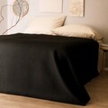Cuvertura Zemi New, Homla, 200x220 cm, poliester, negru
