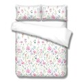 Lenjerie de pat King Size, Perhonen, Homla, 200x220 cm, 3 piese, microfibra din poliester, multicolor