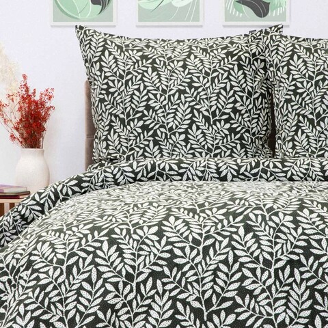 Lenjerie de pat King Size, Dessie, Homla, 3 piese, 200x220 cm, poliester, multicolor