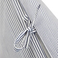 Lenjerie de pat King Size, Hoya, Homla, 3 piese, 200x220 cm, bumbac, alb/albastru