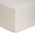 Cearceaf de pat cu elastic Pelly, Homla, 90x200 cm, bumbac, bej